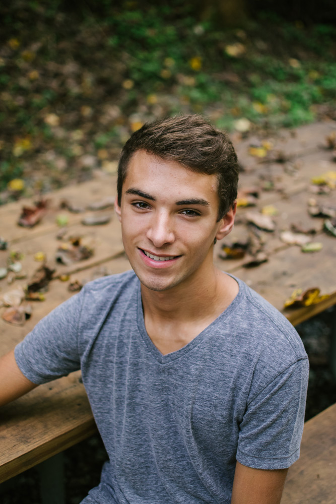 mens portrait in nature