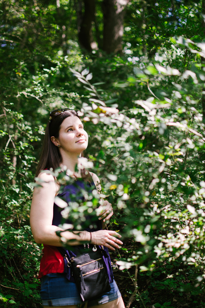 woman's portrait in nature