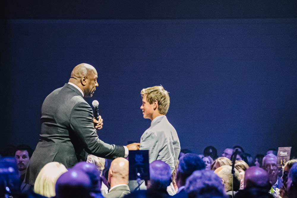 Magic Johnson at Lancaster Marriott for Atollo Prep by Chris Corrao