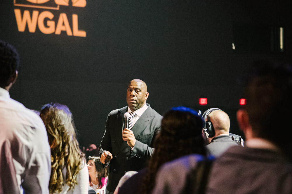 Magic Johnson at Lancaster Marriott for Atollo Prep by Chris Corrao