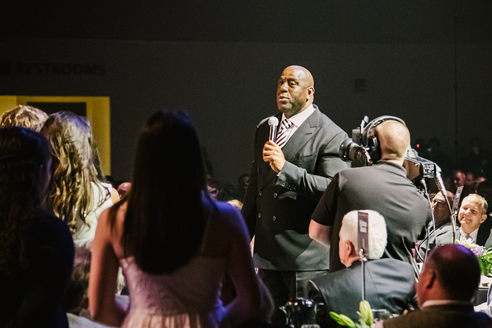 Magic Johnson at Lancaster Marriott for Atollo Prep by Chris Corrao