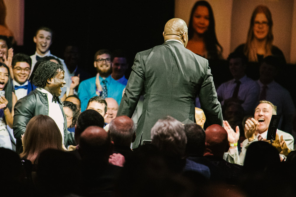 Magic Johnson at Lancaster Marriott for Atollo Prep by Chris Corrao